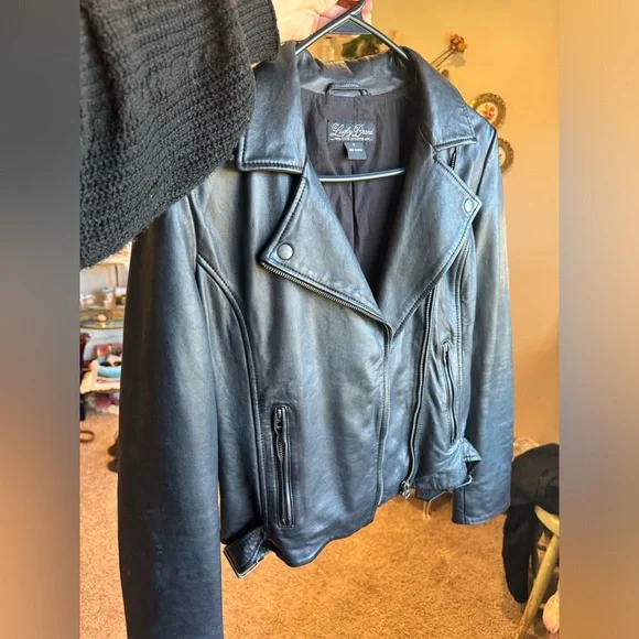 LuckyBrand leather jacket - Picture 1 of 7